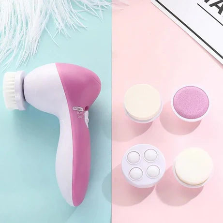 Mega Sale Offer - Imported 5 in 1 Beauty Care Massager Cell Operated Trendy & Luxurious