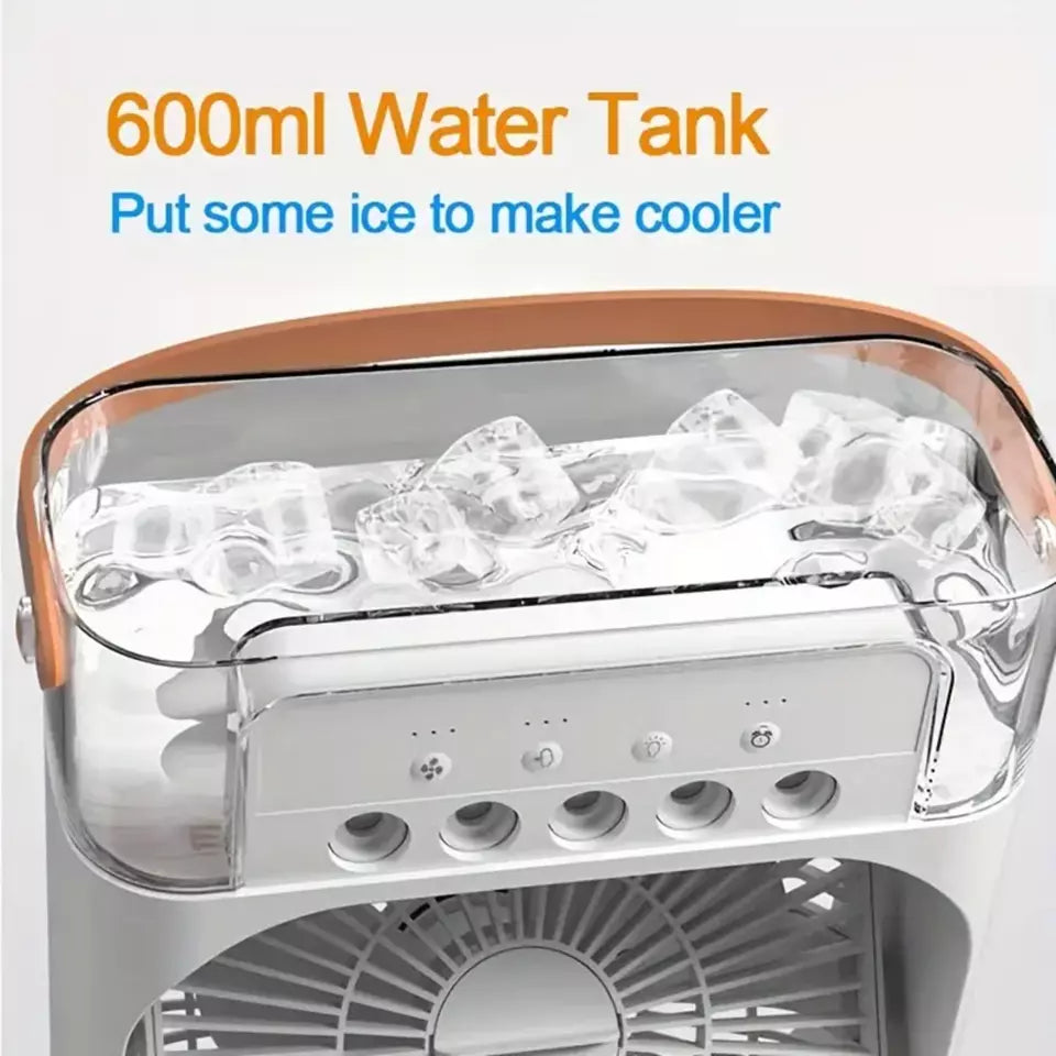 Mini Cooling Fan | 3 In 1 Mini Air Cooler Fan