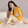 Women oversized Relax In Comfortable Printed T-Shirts and trouser for Girls